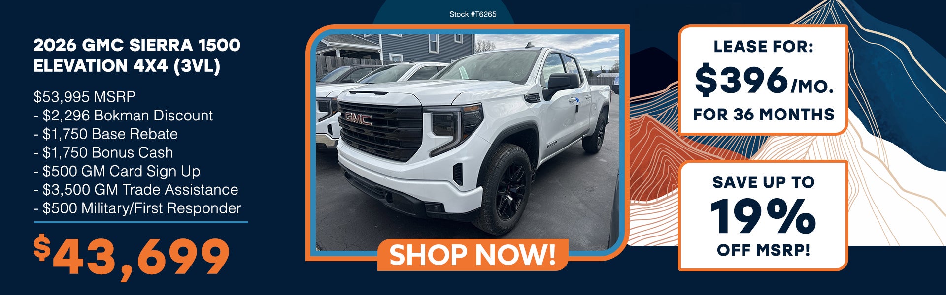 2026 GMC Sierra 1500 Elevation (3VL) 4x4