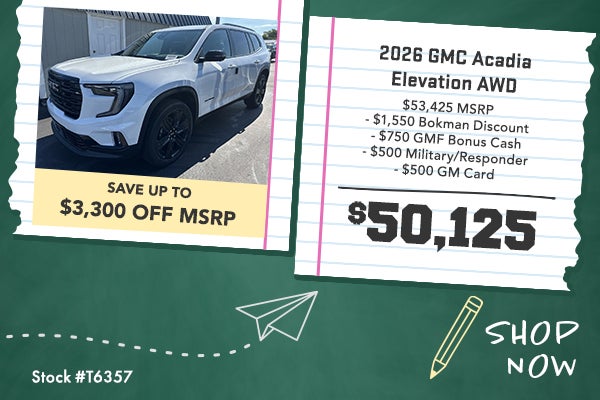 2026 GMC Acadia Elevation AWD