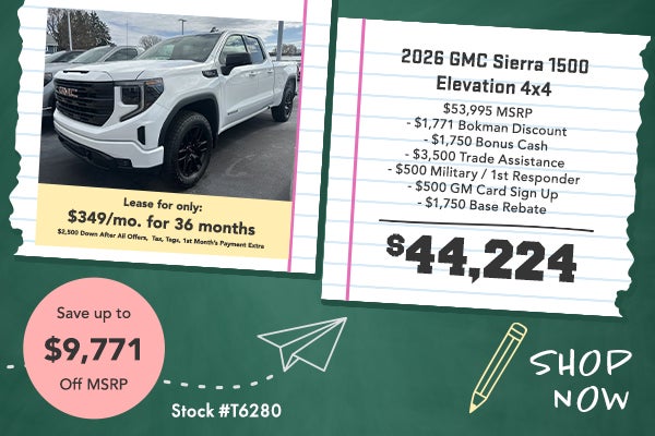 2026 GMC Sierra 1500 Elevation 4X4