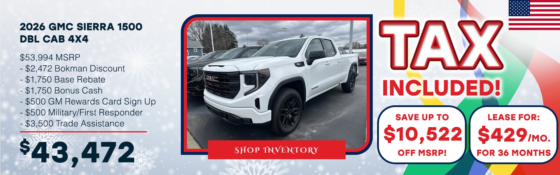 2026 GMC Sierra 1500 DBL Cab Elevation 4x4