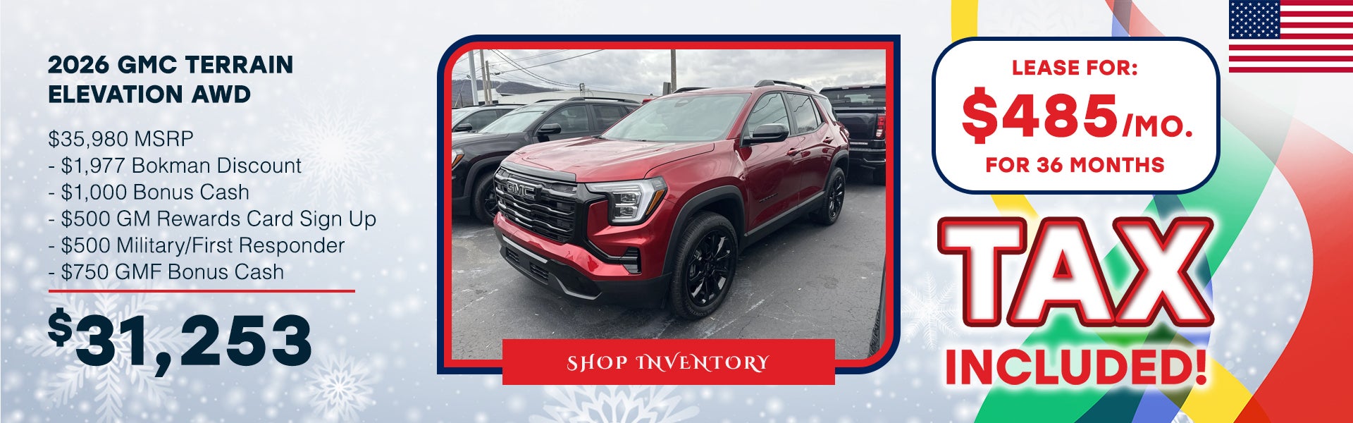 2026 GMC Terrain Elevation AWD