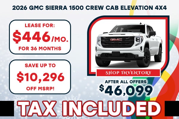 2026 GMC Sierra 1500 Crew Cab Elevation 3VL 4x4