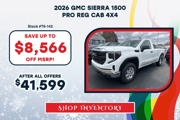 2026 GMC Sierra 1500 Pro Reg Cab 4x4