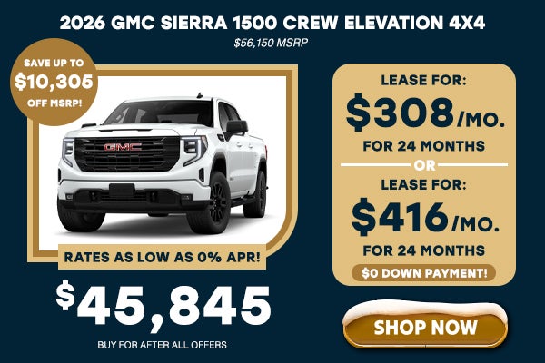 2026 GMC Sierra 1500 Crew Elevation 4x4