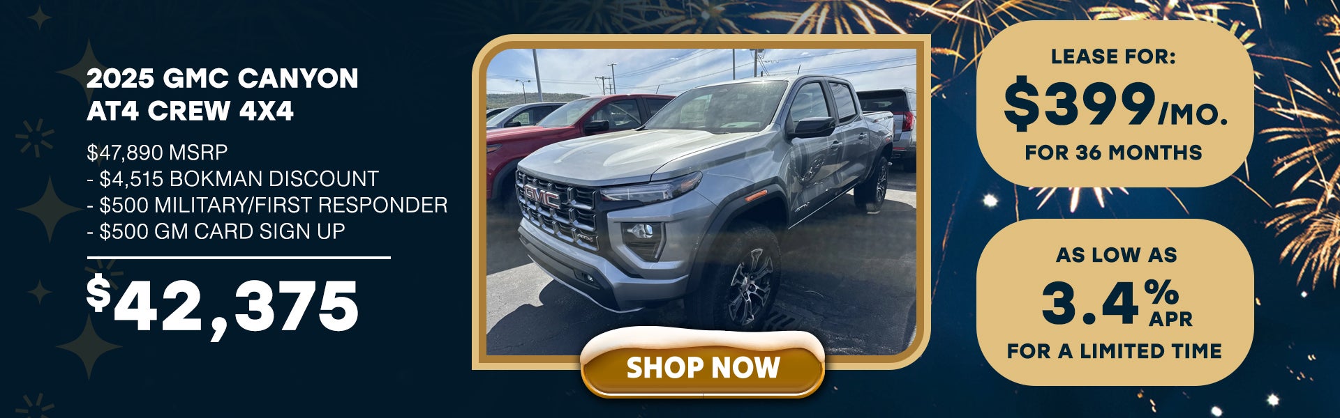 2025 GMC Canyon AT4 Crew 4x4