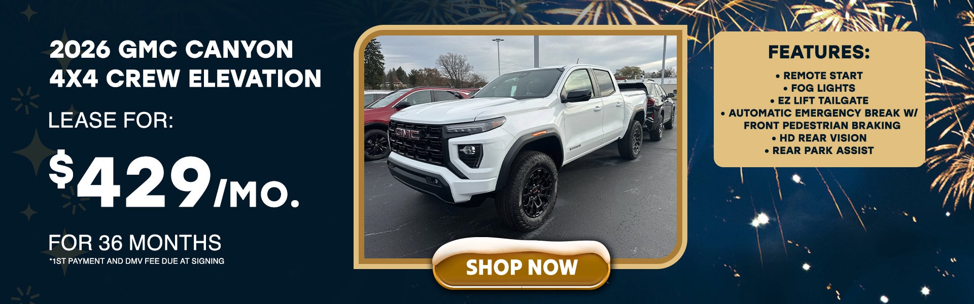 2026 GMC Canyon 4x4 Crew Cab Elevation