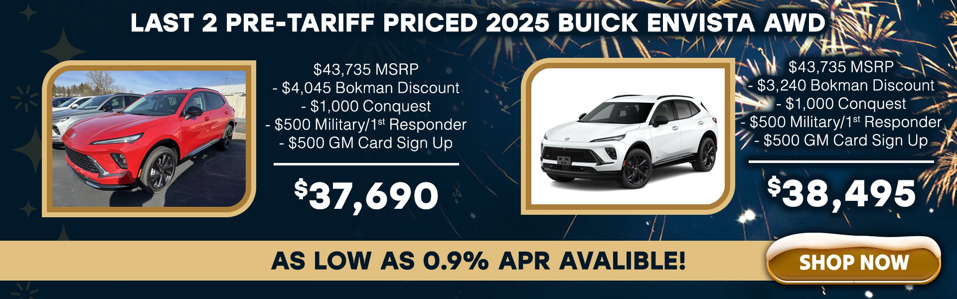 Last 2 Pre-Tariff Priced 2025 Buick Envista AWD