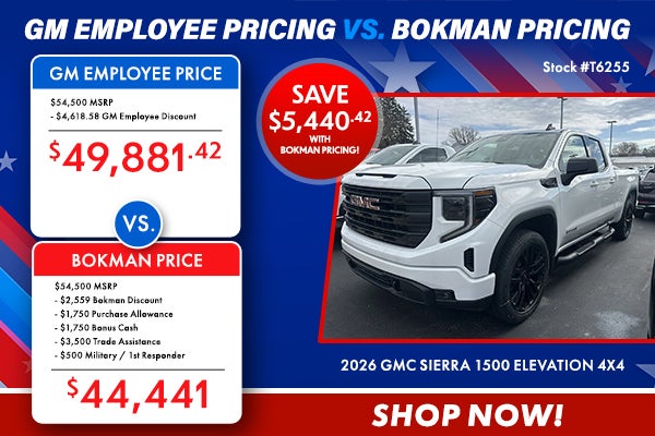 Bokman Pricing
