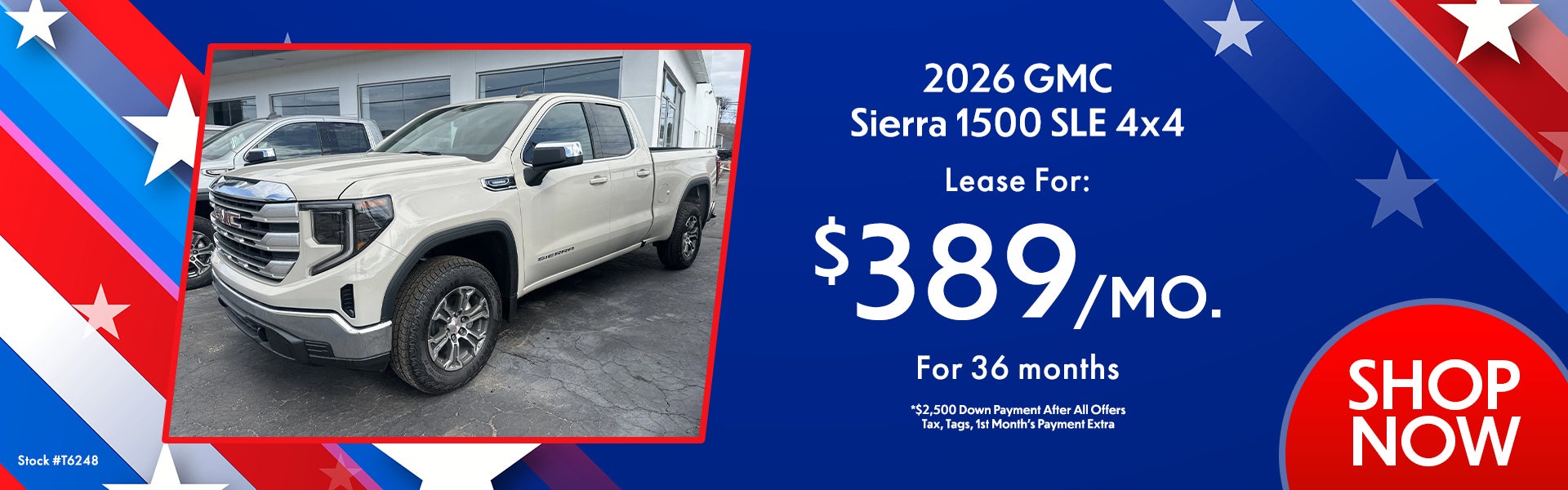2026 GMC Sierra 1500 SLE 4x4