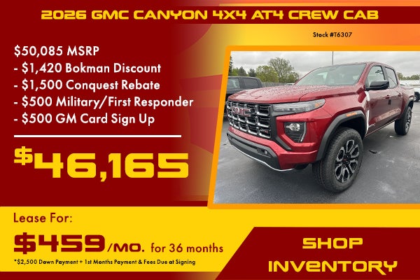 2026 GMC Canyon 4x4 AT4 Crew Cab