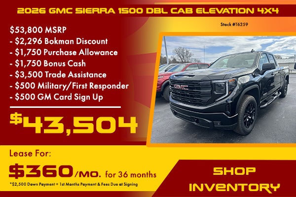 2026 GMC Sierra 1500 DBL Cab Elevation 4x4