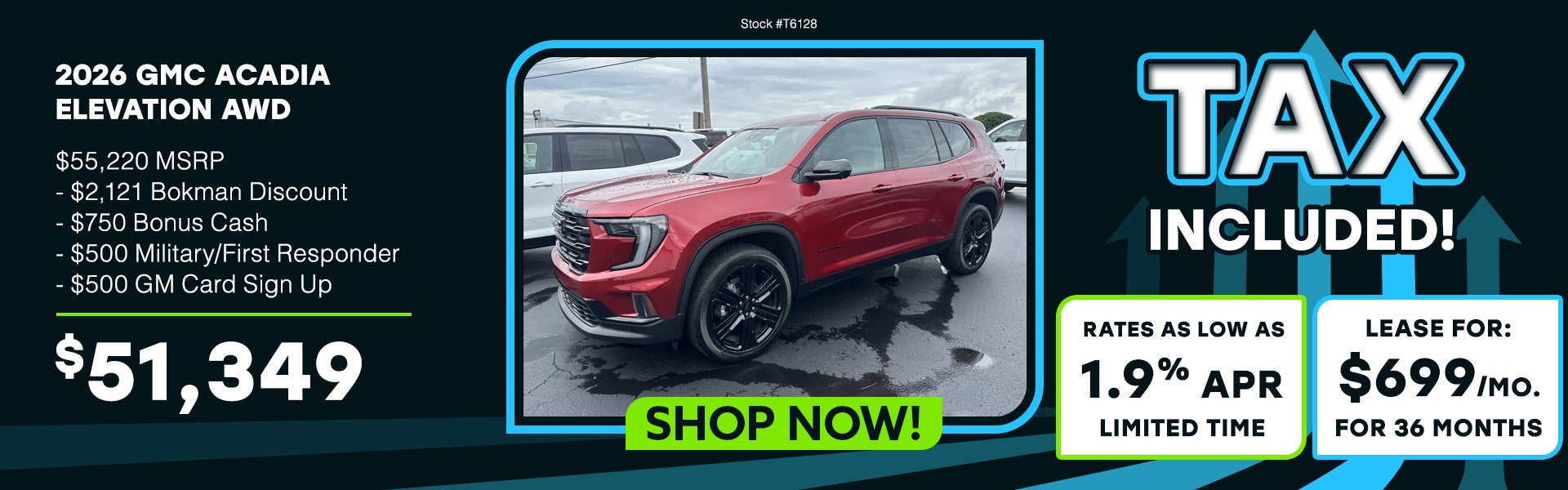 2026 GMC Acadia Elevation AWD