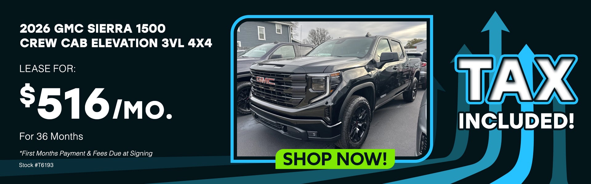 2026 GMC Sierra 1500 Crew Cab Elevation 3VL 4x4