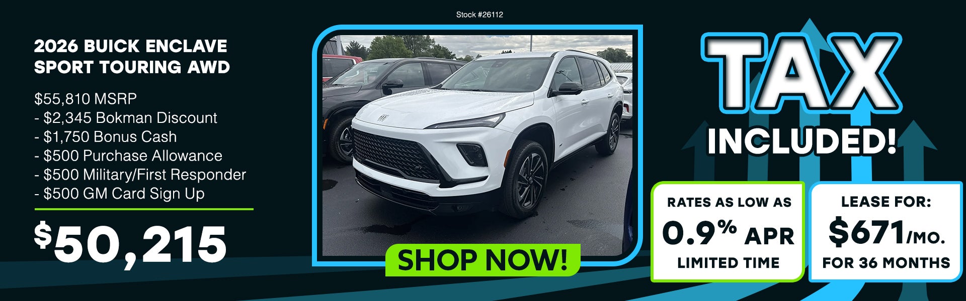 2026 Buick Enclave Sport Touring AWD