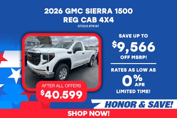 2026 GMC Sierra 1500 Reg Cab 4x4