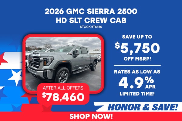 2026 GMC Sierra Crew Cab 2500 HD SLT