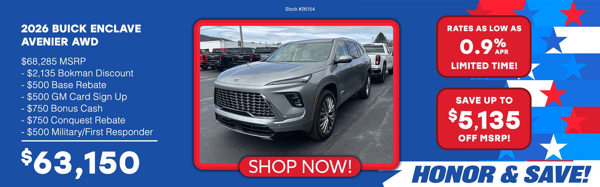 2026 Buick Enclave Avenier AWD
