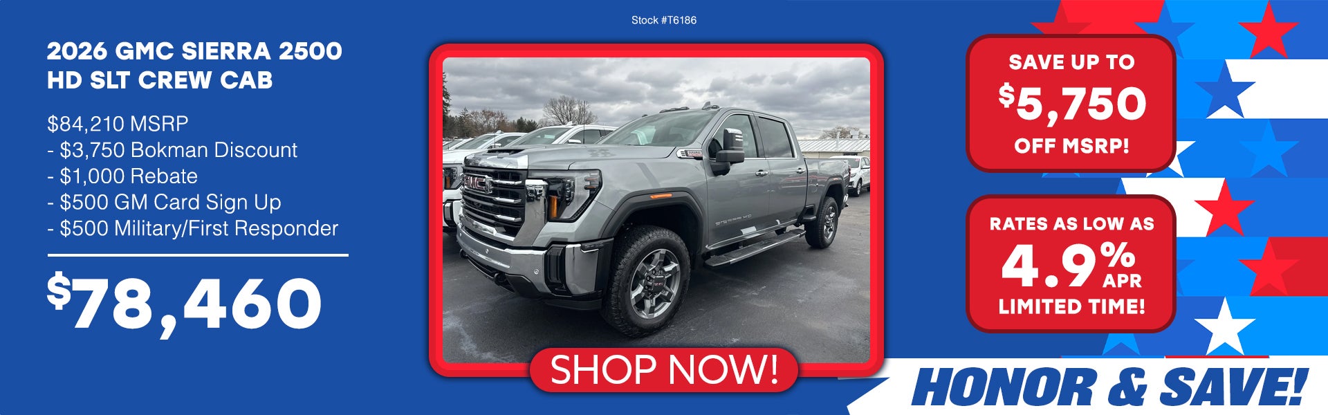 2026 GMC Sierra Crew Cab 2500 HD SLT