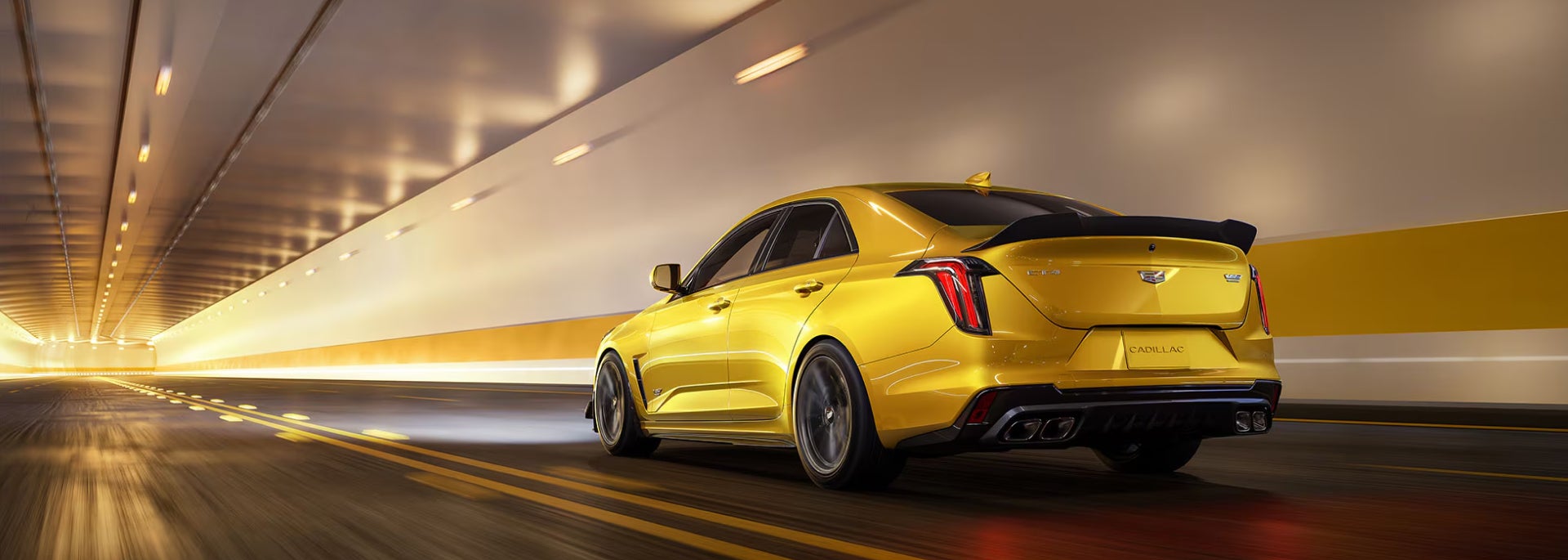 Gold Cadillac Sedan